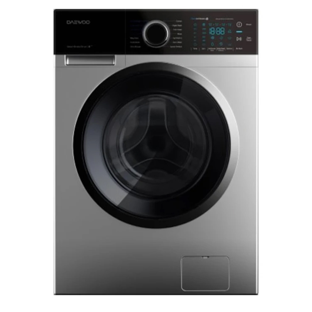 لباسشویی 8 کیلویی دوو مدل Hwarot-LM-850sb(PRO) سیلور پنل مشکی